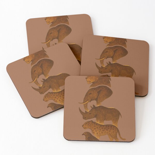Item preview, Majestic Safari Totem – Ancient Big Five Unity designed and sold by SavannaStrikes.
