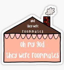 roommates Sticker