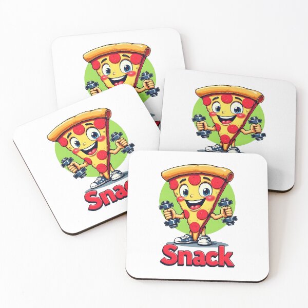 Item preview, Funny Pizza Slice Snack Fitness Art designed and sold by flagshiptee.