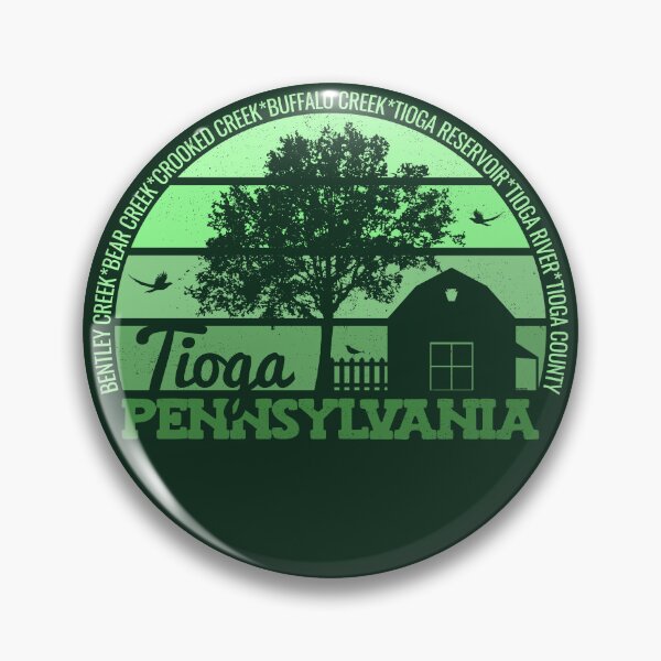 Item preview, Tioga Pennsylvania Sunset Retro Vintage Local Pride Logo designed and sold by CRHPOD20.