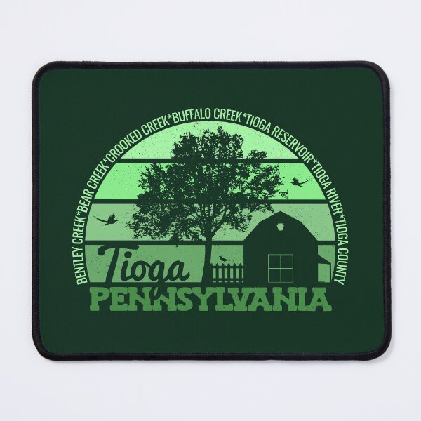 Item preview, Tioga Pennsylvania Sunset Retro Vintage Local Pride Logo designed and sold by CRHPOD20.