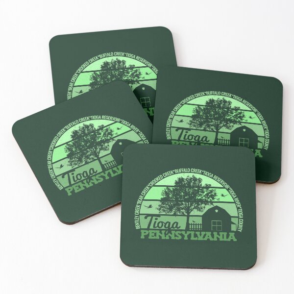 Item preview, Tioga Pennsylvania Sunset Retro Vintage Local Pride Logo designed and sold by CRHPOD20.