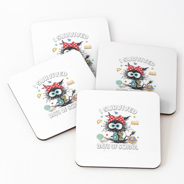 Item preview, Black Cat I Survived 67 Days Of School Counselor Life designed and sold by grumpzara.