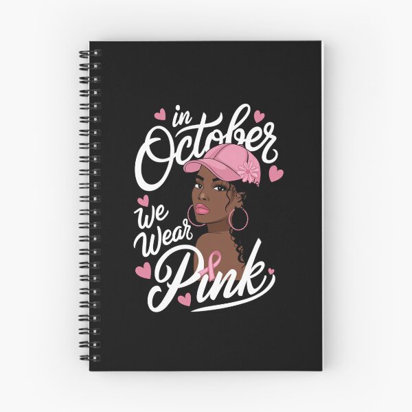 Item preview, In October We Wear Pink Breast Cancer Awareness Black Women designed and sold by RayArmstrong.