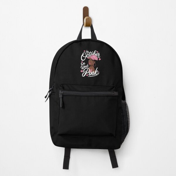 Item preview, In October We Wear Pink Breast Cancer Awareness Black Women designed and sold by RayArmstrong.