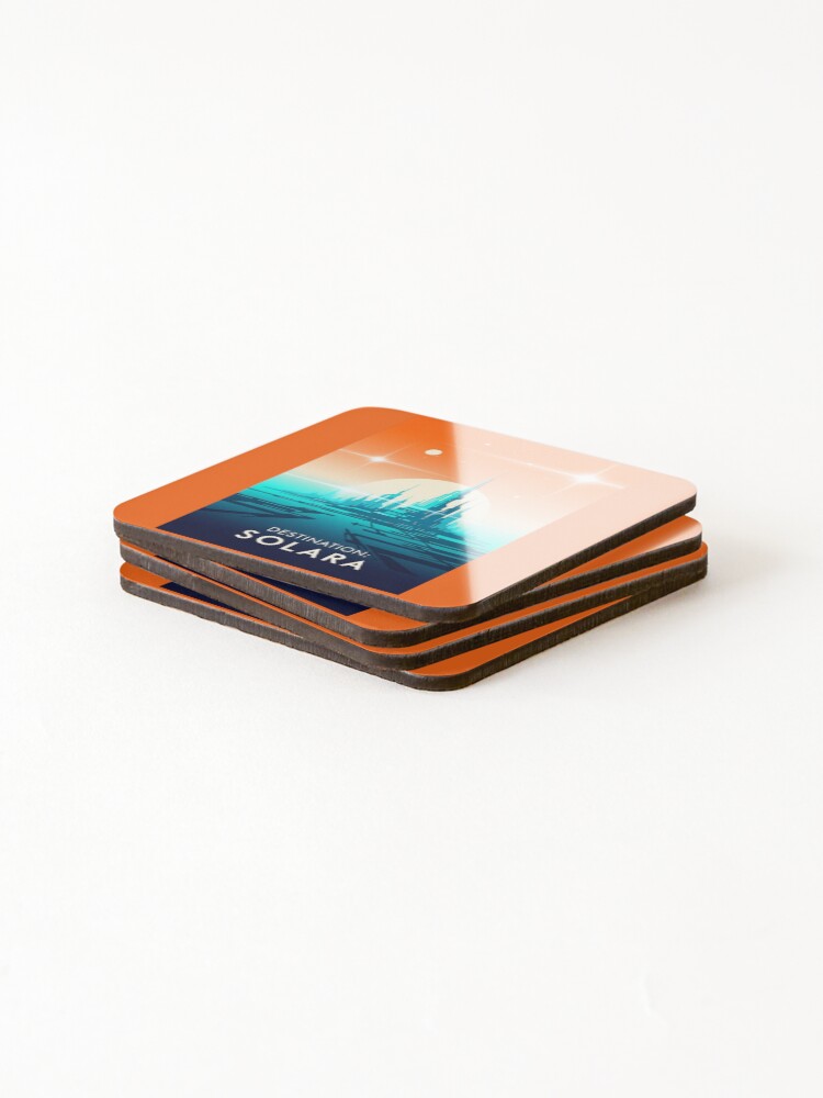 Thumbnail 4 of 5, Coasters (Set of 4), Destination Solara designed and sold by OSBS-ART.