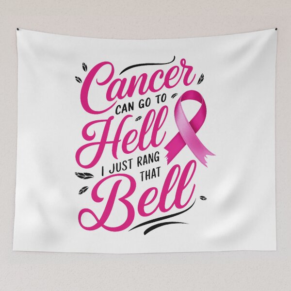 Item preview, Cancer Can Go To Hell I Just Rang That Bell Breast Cancer designed and sold by DrewLeuschke.