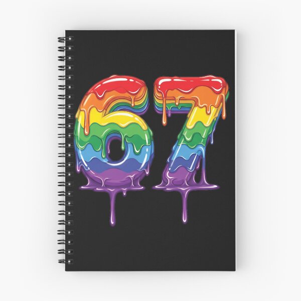 Item preview, 67 Meme Shirt Rainbow Drippy Number Funny Gen Alpha Tee designed and sold by grumpzara.