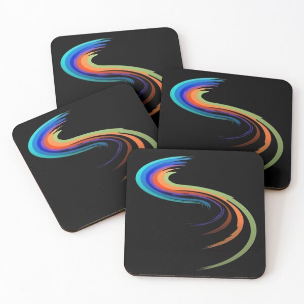 Item preview, Chromatic colorful spiral abstract waves of light designed and sold by PATTERN4HAPPY.