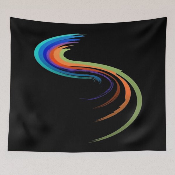 Item preview, Chromatic colorful spiral abstract waves of light designed and sold by PATTERN4HAPPY.