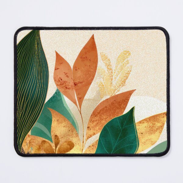 Item preview, Boho Botanical Leaves Elegant Design On Spackled Ecru designed and sold by DEC02.