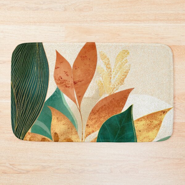 Item preview, Boho Botanical Leaves Elegant Design On Spackled Ecru designed and sold by DEC02.