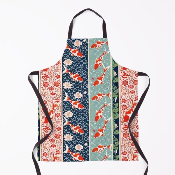 Item preview, japanese koi fish tattoo pattern with lotus flowers designed and sold by SassyArtistry.