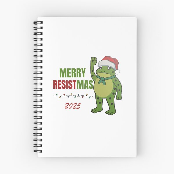 Item preview, Merry Resistsmas Frog 2025 Portland Frog Resist Christmas designed and sold by jillianhanna.