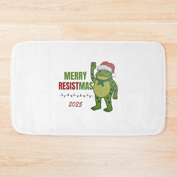 Item preview, Merry Resistsmas Frog 2025 Portland Frog Resist Christmas designed and sold by jillianhanna.
