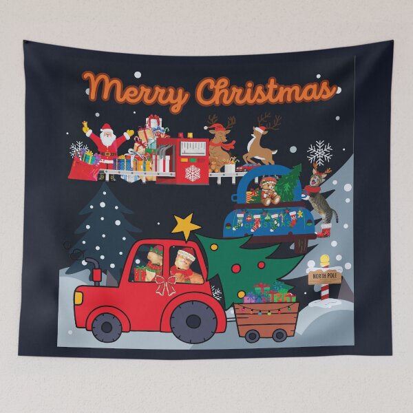 Item preview, Merry Christmas Happy Holidays XM1 designed and sold by HappyHavenStu.