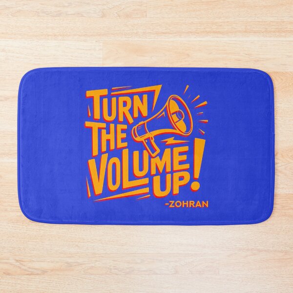 Item preview, Zohran Turn The Volume Up Anti Trump Victory Quote designed and sold by EthosWear.