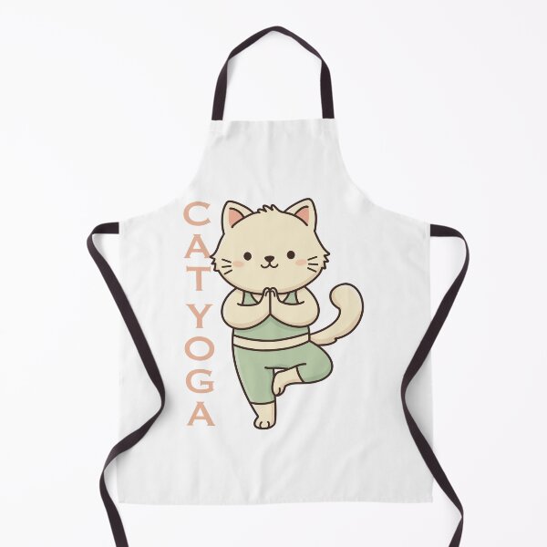 Item preview, Cute Cat Doing Yoga Pose designed and sold by holywarter.