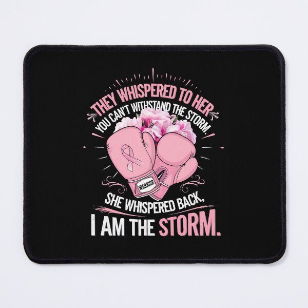 Item preview, I'm The Storm Boxing Warrior Pink Ribbon Women Breast Cancer designed and sold by MinaReinger.