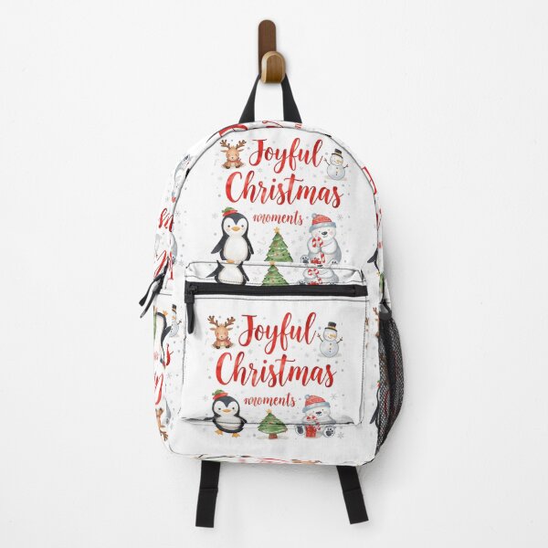 Item preview, Christmas illustration winter landscape cute 3D characters. Santa, reindeer, elf, penguin, polar bear, and a snowman, Christmas tree. Perfect for holiday greetings and decorations. designed and sold by PWDigitalArt.
