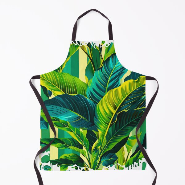 Item preview, Tropical Palm Leaves Colorful Designs On Striped Background  designed and sold by DEC02.