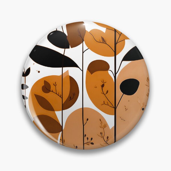 Item preview, Boho Organic Shapes In Earthtones And Peach-Banana  designed and sold by DEC02.