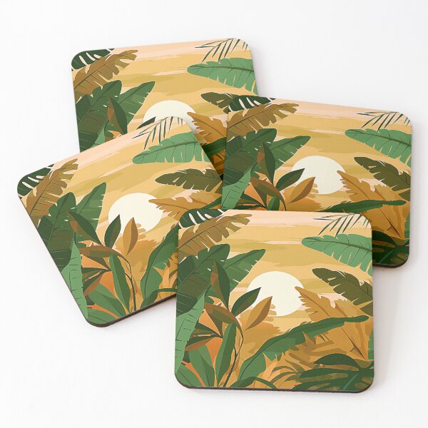 Item preview, Fantasy Boho View Of Sunset Through Palm Leaves  designed and sold by DEC02.