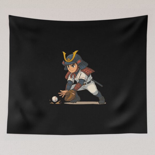 Item preview, Samurai Shortstop - Anime Baseball - Samurai Baseball T-Shirt Shirt Gift designed and sold by CraftedHome.