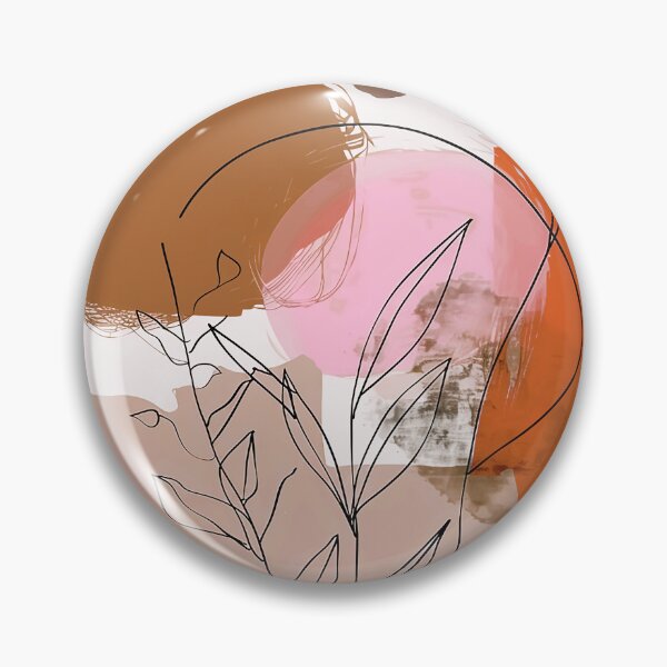 Item preview, Boho-Style Earth Tones, Orange, And Pink Abstract  designed and sold by DEC02.