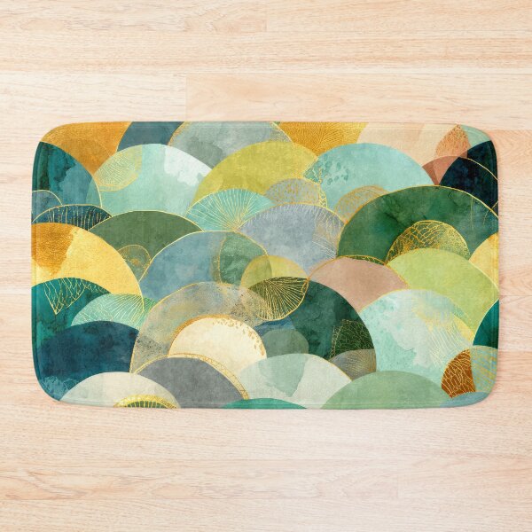 Item preview, Boho-Style Seafoam Green And Golden Designs Pattern designed and sold by DEC02.