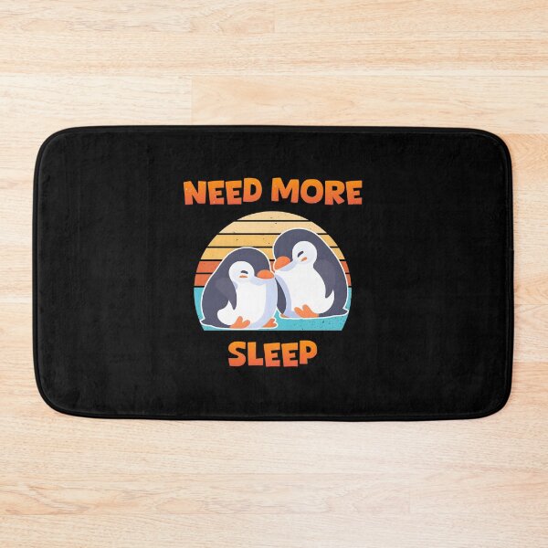 Item preview, Need More Sleep Sleeping Penguin Cute Napping Couple Bedtime designed and sold by at85productions.