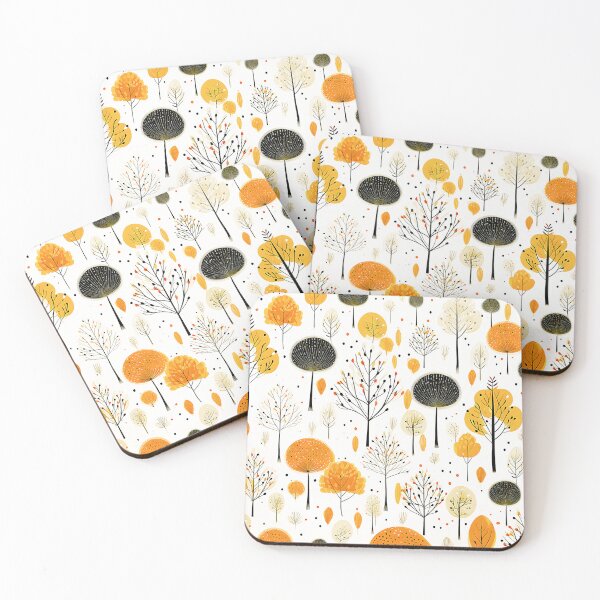 Item preview, Boho-Style Golden-Orange And Mustard Leaves Abstract designed and sold by DEC02.