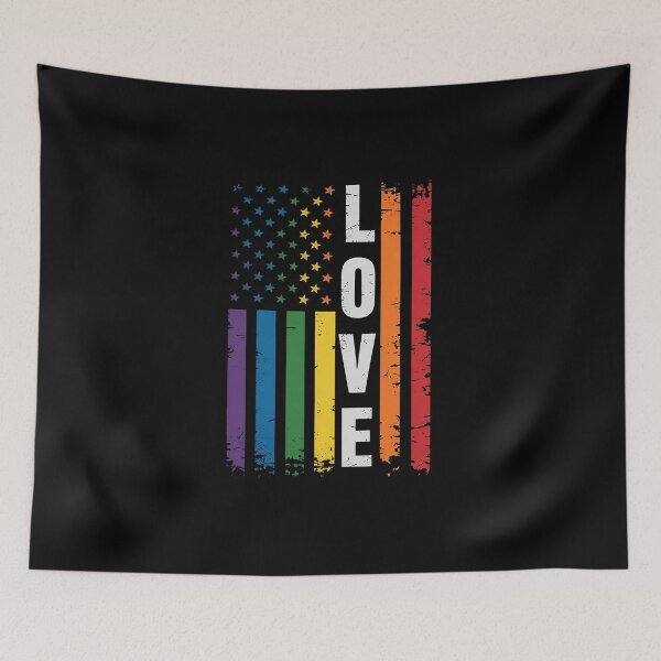 Item preview, Gay Pride LGBT Rainbow Flag Gay Love designed and sold by VasilisLamArt.