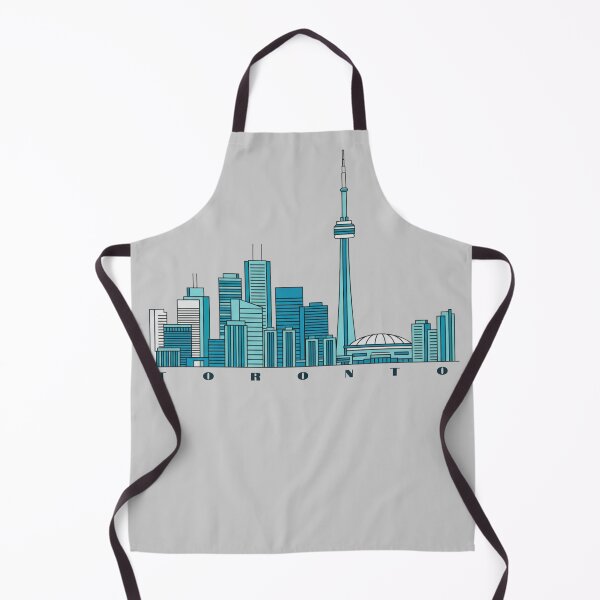 Item preview, Toronto Skyline Minimalist Illustration – Modern Blue Cityscape Art Print designed and sold by SimplyJasper.