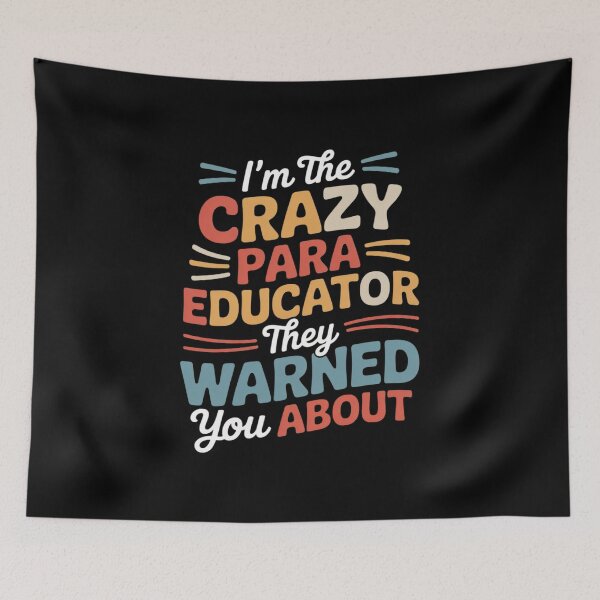 Item preview, Paraeducator Paraprofessional Crazy Paraeducator  designed and sold by Belkisallen.