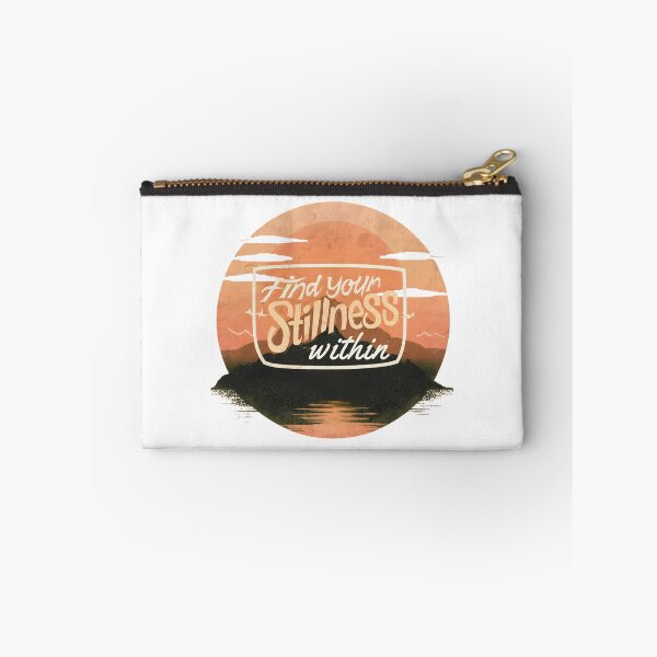 Item preview, Find Your Stillness Within – Retro Zen Sunset Design designed and sold by NINE-18 LLC.
