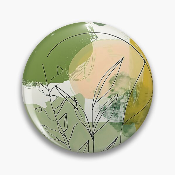 Item preview, Boho-Style Green And Soft Yellow Hues Abstract  designed and sold by DEC02.