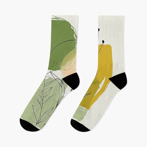 Item preview, Boho-Style Green And Soft Yellow Hues Abstract  designed and sold by DEC02.