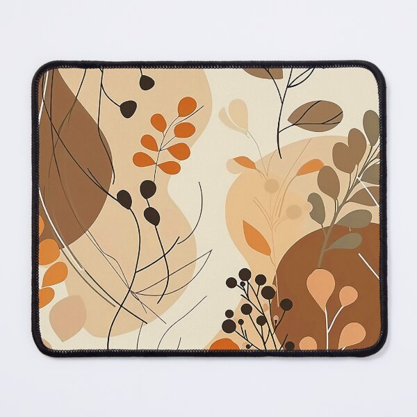 Item preview, Boho Warm Earthtones Elegant Abstract Leaves Design Art designed and sold by DEC02.