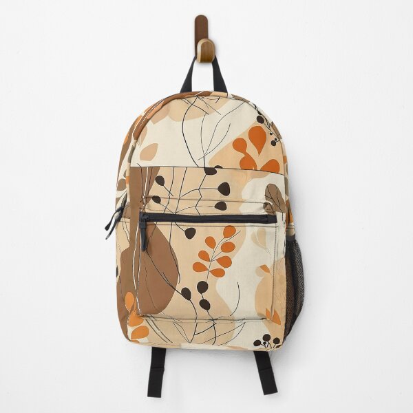 Item preview, Boho Warm Earthtones Elegant Abstract Leaves Design Art designed and sold by DEC02.