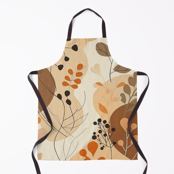 Item preview, Boho Warm Earthtones Elegant Abstract Leaves Design Art designed and sold by DEC02.