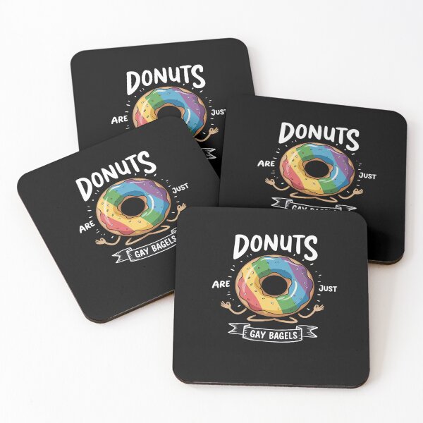 Item preview, Donuts are just gay bagels pride gay donut LGBT designed and sold by marcusry.