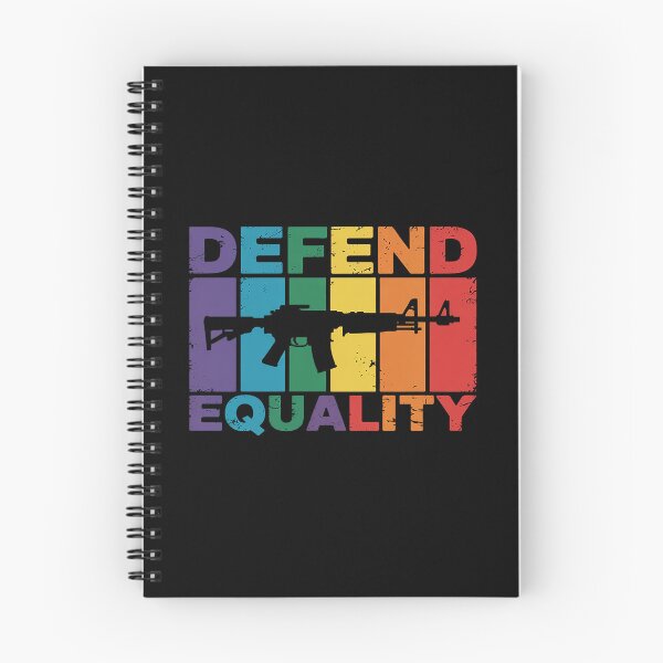Item preview, Defend Equality - LGBT - Gay Flag - Assault Rifle designed and sold by VasilisLamArt.