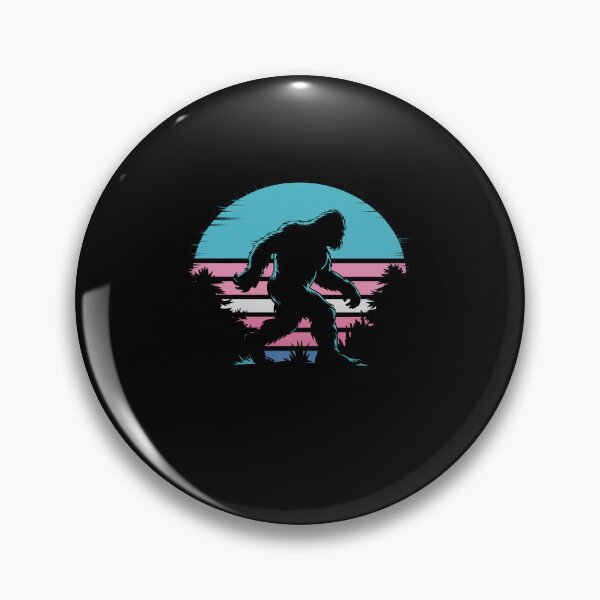 Item preview, Bigfoot LGBT-Q Retro Sasquatch Trans-gender Pride Flag Ally designed and sold by khorbiasieno.