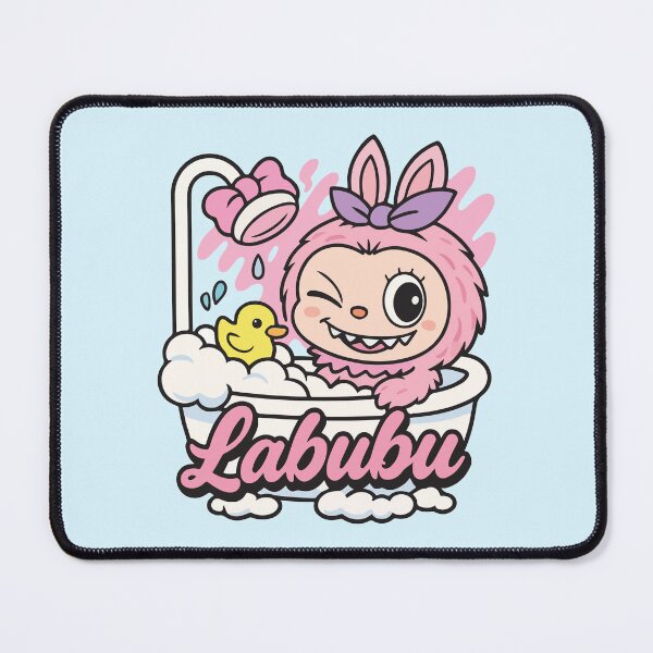 Item preview, Cute Labubu Bathing designed and sold by BrownHorse90s.