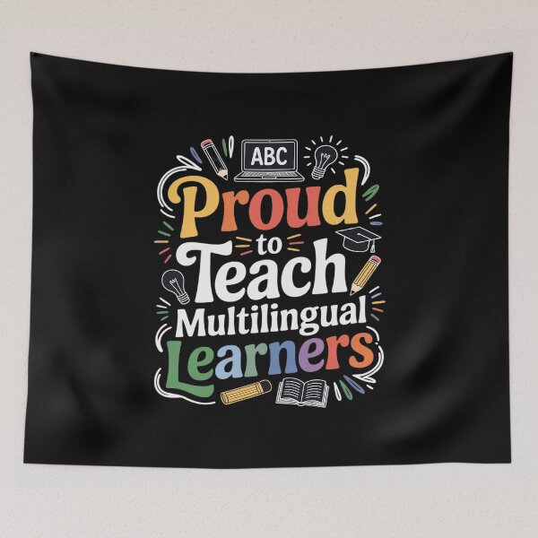 Item preview, Proud Teach Multilingual Learners Teacher  designed and sold by Belkisallen.