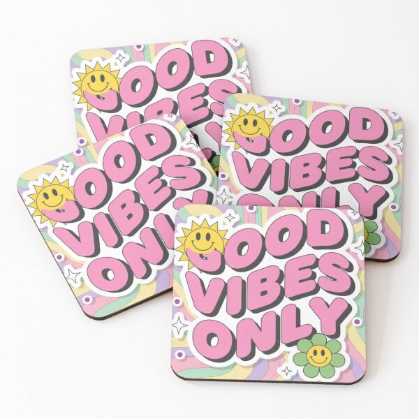 Item preview, good Vibes Only retro Typography Design tshirt designed and sold by anandsiva2703.