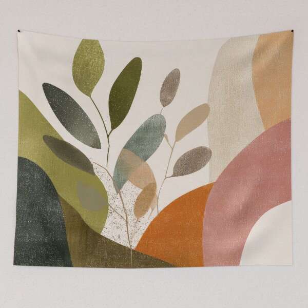 Item preview, Modern Boho-Inspired Earthtones And Sage Abstract Art designed and sold by DEC02.