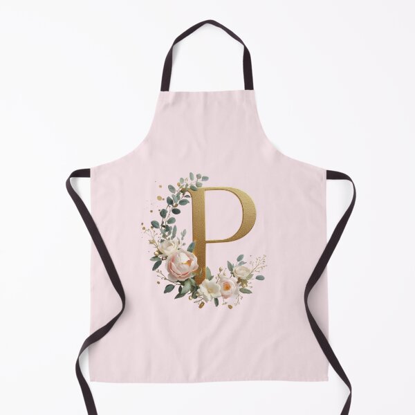 Item preview, Floral Gold Letter P Monogram – Coquette Christian Wall Art, Elegant Blush Rose Initial Print, Faith-Inspired Feminine Gift designed and sold by AmenAlways.