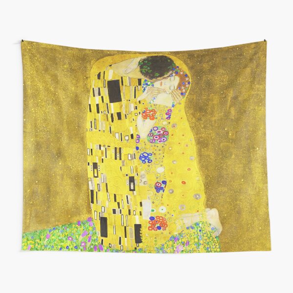 HD The Kiss, by Gustav Klimt 1907-1908 HIGH DEFINITION Tapestry